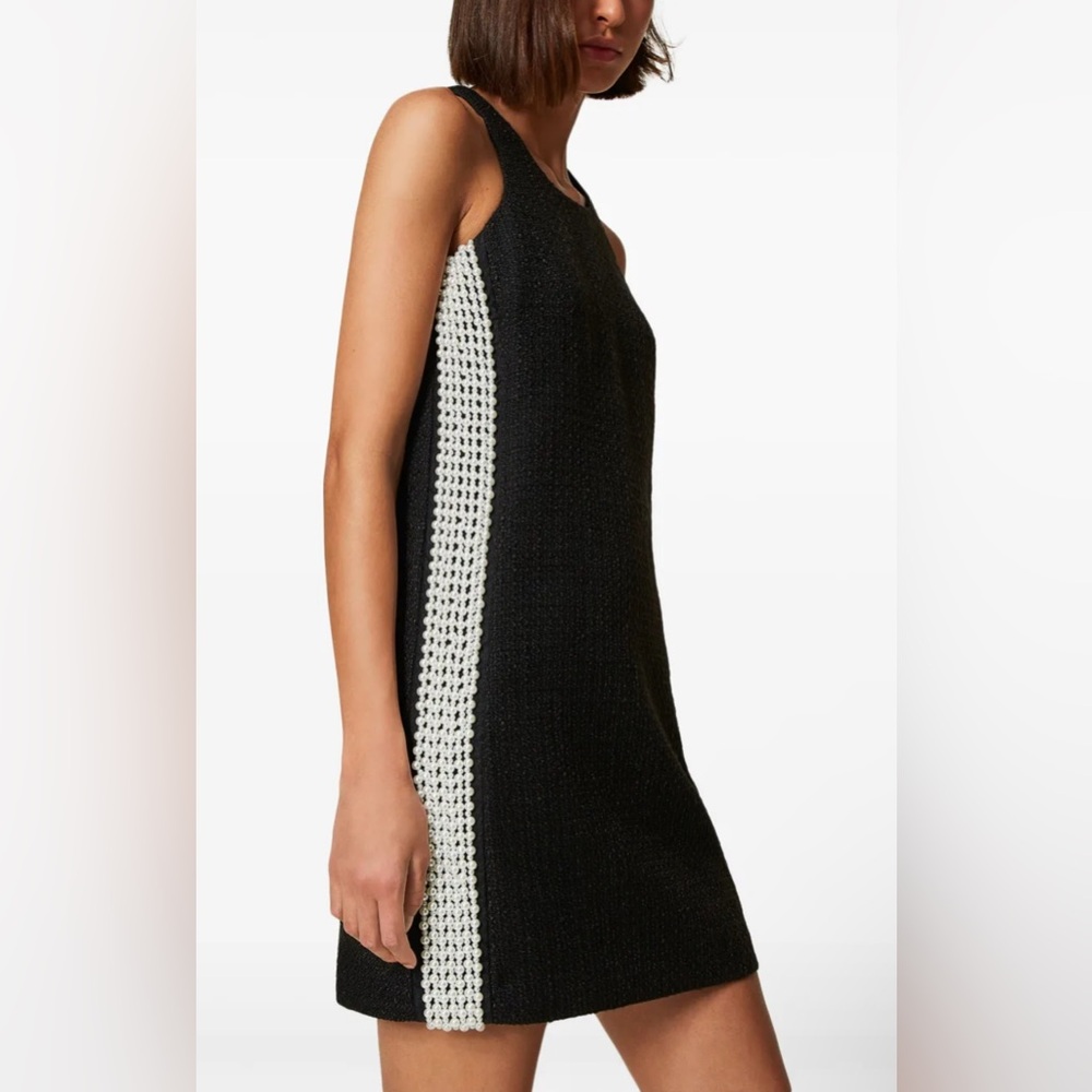 TWINSET pearl-embellished dress size SMALL